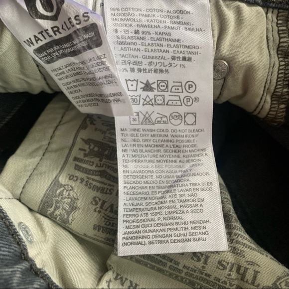 Levi's 501 Skinny Jeans Dark Side of the Moon - Picture 9 of 12